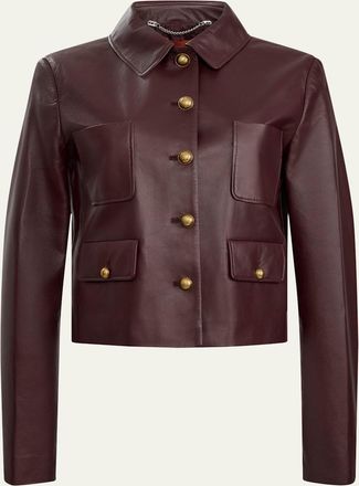 Altuzarra Astley Tailored Leather Jacket