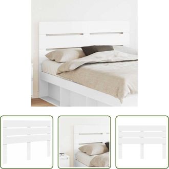 vidaXL Testiera moderna - Testiera Bianco 140 cm Legno multistrato