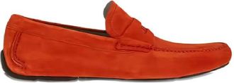 Ferragamo Mens Red Loafers, US Size 11.5