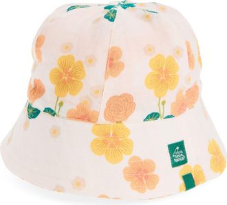 Little Green Radicals Kids Reversible Sunhat in Cream at Nordstrom, Size 6-12M