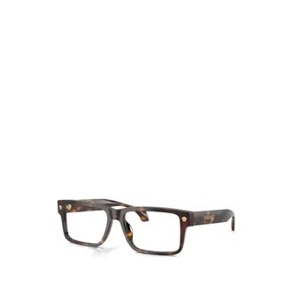 Versace Glasses, male, Brown, Size: 56 MM Eyeglasses