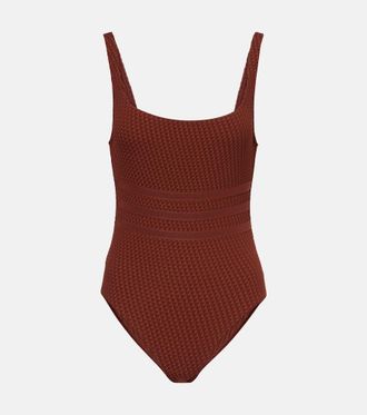 ワンピース水着 ERES Brown Stretch Nylon Sillage Swimsuit One pieces swimsuits - Online ERES collection