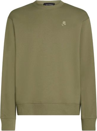 Karl Lagerfeld T-shirt Kameo con logo ricamato - Verde