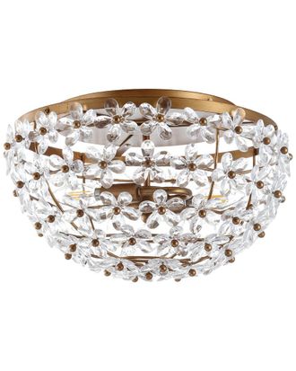 Jonathan Y Designs Jonathan Y Isabelle 15.5In Metal Acrylic Led Flush Mount