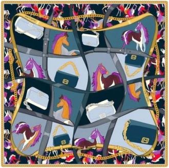 Marella Accessoires > Sjaals > Zijden Sjaals - Dames - Zijden sjaals - Veelkleurig - ONE Size - Accessoires