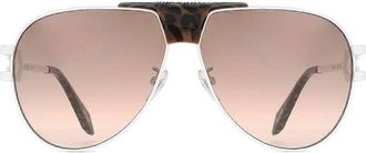 Just Cavalli Brown Gradient Pilot Unisex Sunglasses SJC095 0280 62