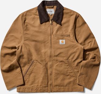 Carhartt Work in Progress Men s Detroit Jacket Brown / Tobacco (Rinsed)