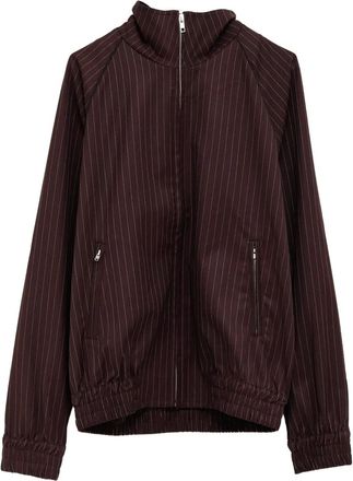 Gimaguas Giacca Brian gessata con zip - Marrone