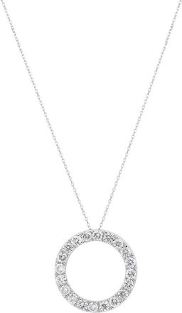 Diana M. Jewels Fine Jewelry 14K 1.00 Ct. Tw. Lab-Grown Diamond Pendant Necklace