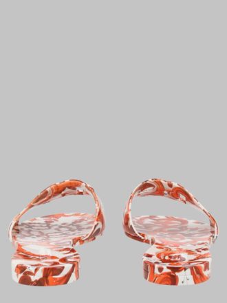 Dolce & Gabbana TPU Slide Sandals - Orange