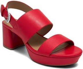 Aerosoles Camila Platform Sandal in Rich Red at Nordstrom Rack, Size 8.5