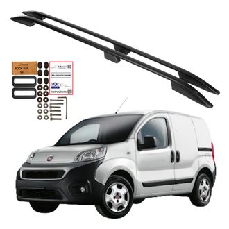 OEM Barras De Techo Fiat Qubo Fiorino Citroen Nemo Peugeot Bipper 08-24 Negro