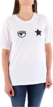 Chiara Ferragni T-Shirt - Dames - T-shirts - Wit - M - Tops