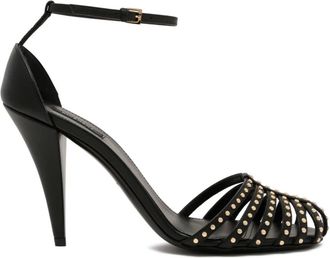 Givenchy High Heel Sandals, female, Black, Size: 10 US Cage Heeled Sandals