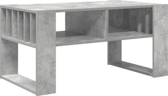 vidaXL Mesa De Caf&eacute; Gris Concreto 92 X 49,5 X 45 Cm Vidaxl
