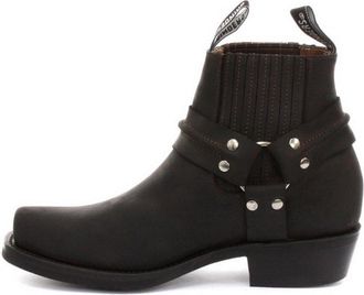 Grinders Renegade Lo Harness Brown Unisex Leather Boot Cowboy Western Bikers Boots 9