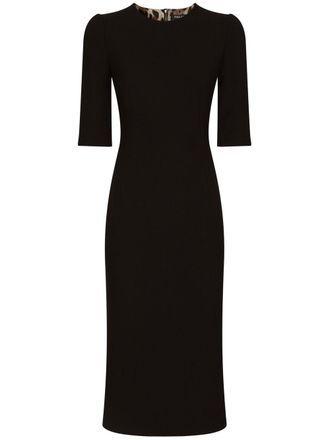 Dolce & Gabbana wool midi dress - Black
