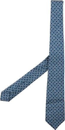 Kiton Cravatta - Heren - Stropdassen - Blauw - ONE Size - Accessoires