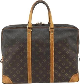 Louis Vuitton Pre-owned Vintage Handbag - unisex - Vintage Handtas - Bruin - ONE Size - Leer - Vintage