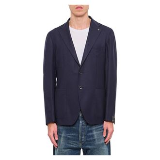 Tagliatore Blazers, male, Blue, Size: 3XL Giacca classica monopetto