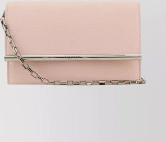 Alexander McQueen mini lamb leather crossbody bag