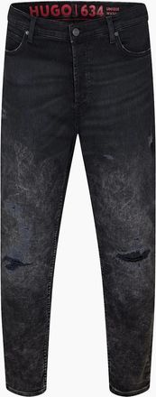 HUGO BOSS Mens Mens 634 10243500 07 Slim Fit Jeans - Grey - Size: 34/32