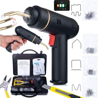 OEM Grapadora De Pl&aacute;stico Inal&aacute;mbrica Rosfix Black Killer Rbk200w En Estuche 200w + 400 Grapas