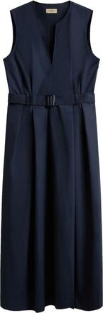 Woolrich Dames, Jurken, Blauw, Maat: M Wol