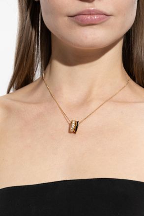 Ferragamo Brass Necklace, Womens, Gold