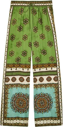 Alemais Alemais Contina Printed Wide-leg Satin Trousers - Multicoloured - 10 (UK10 / S)
