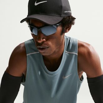 Nike Mens Miler Dri-FIT Running Tank Top in Grey | IF2018-382