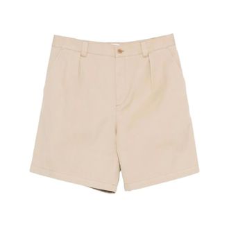 A.P.C. Pleated Short - male - A.P.C. - Casual Shorts - Beige - XL - Shorts