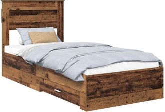 vidaXL Bed Frame with Drawer with Headboard Manual Engineered Wood vidaXL