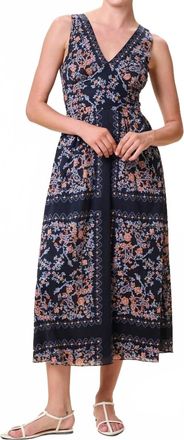 Cleobella Constance Ankle Midi Dress In Dark La Ramos