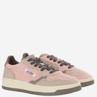 Autry Womens Sneakers Medalist Low Velvet Multicolour Textile (velvet) Trainers