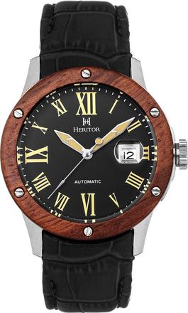 Heritor Everest Automatic Black Dial Mens Watch HERHS1601