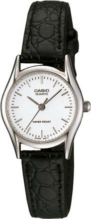 Casio Womens Black Analog Watch with White Dial - LTP-1094E-7ARDF