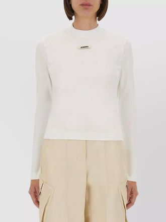 Jacquemus cotton long-sleeve crew-neck t-shirt