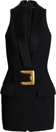 Balmain Mujer, Vestidos, Negro, Talla: S