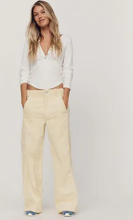 Pilcro Lex Mid-Rise Corduroy Barrel Jeans