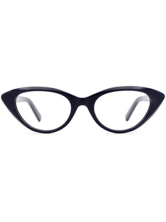 Sportmax Occhiali cat-eye - Blu