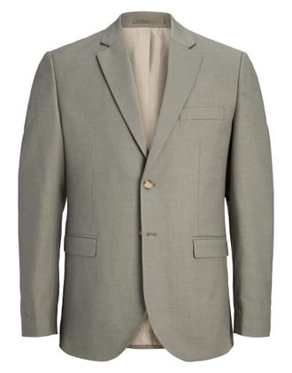 Jack & Jones blazer monopetto in verde oliva fum&eacute;