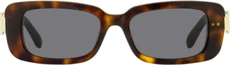 Ferragamo SF1105S Rectangular Tortoiseshell Sunglasses - Brown