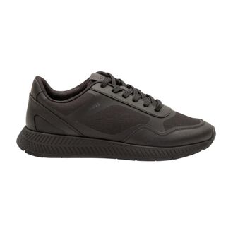 HUGO BOSS Titanium Runn Rsth - Heren - Schoenen - Zwart - Maat: 43 EU Vinyl
