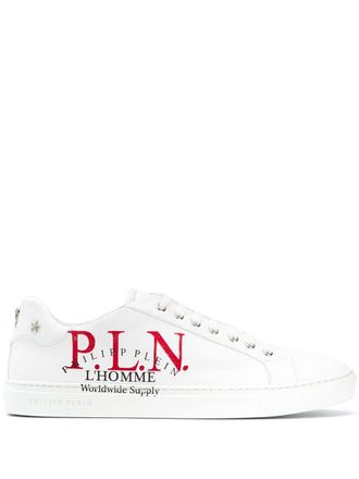 Philipp Plein Sneakers con stampa - Bianco