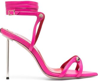 HARDOT 120mm bar-pin detail pumps - women - Calf Leather/Calf Leather - 36 - Pink