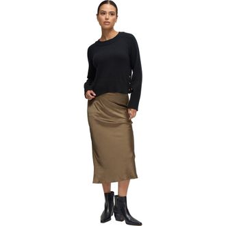 Ingrid & Isabel Mock Neck Maternity Sweater in Black at Nordstrom, Size X-Large