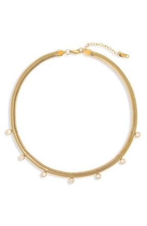 Bracha Adeline Collar Necklace in Gold at Nordstrom