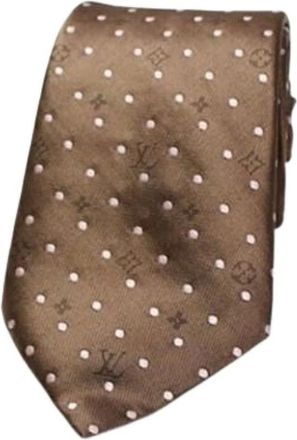 Louis Vuitton Pre-owned Accessories, male, Brown, Size: ONE SIZE Pre-owned Cravat