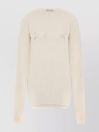 Alberta Ferretti long sleeve crew neck knit sweater
